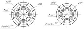 Габаритные размеры насоса ЦНСГ 180-800 Габаритные размеры насоса ЦНСГ 180-800